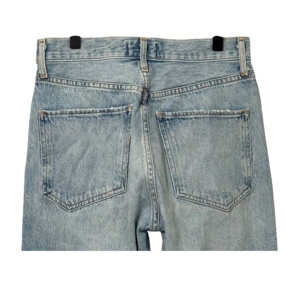 Agolde Jamie High Rise Classic Jeans in Shakedown Distressed 90s Buttons Size 25 - Picture 4 of 9